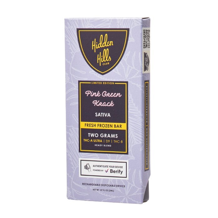 Hidden Hills Club - Fresh Frozen Disposable Vape | 2G  DC LLC