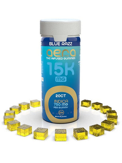 Blue Razz - Aera THC Gummies 15000mg - Aera THC