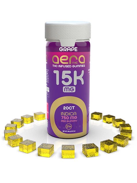 Grape - Aera THC Gummies 15000mg - Aera THC