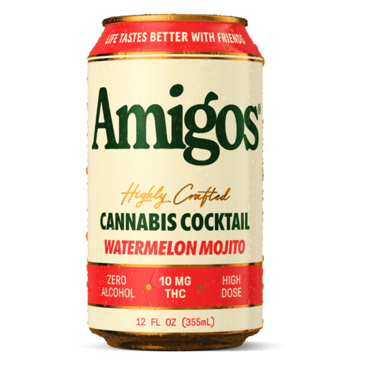 Watermelon Mojito - Amigos Cannabis THC Drink 10mg - Amigos