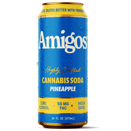 Pineapple - Amigos Cannabis Soda 50mg - Amigos