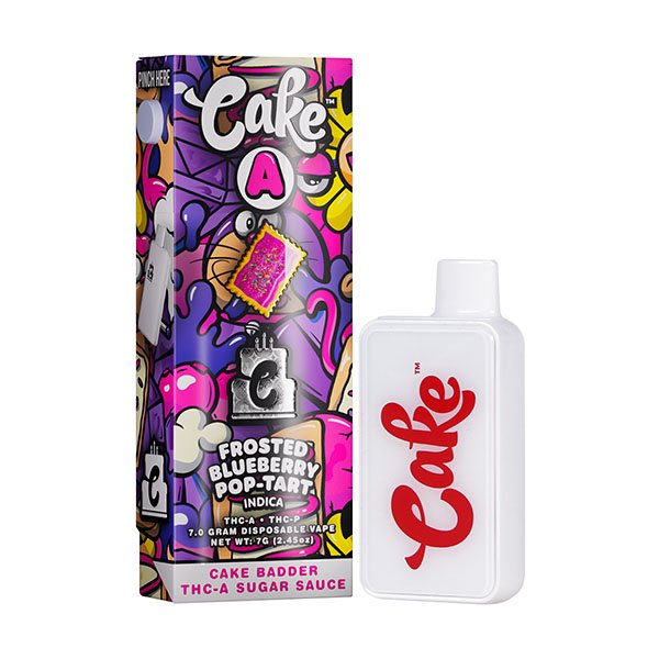 Frosted Blueberry Pop - Tart - Cake A THC - A Disposable 7G - Cake
