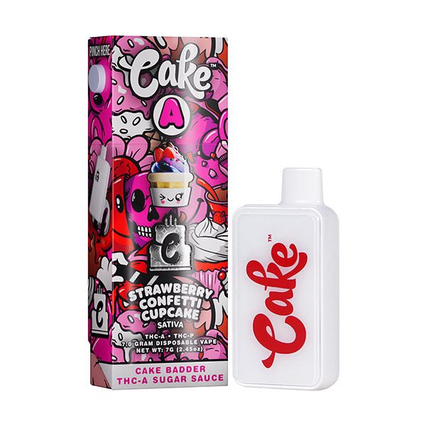 Strawberry Confetti Cupcake - Cake A THC - A Disposable 7G - Cake