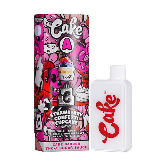 Strawberry Confetti Cupcake - Cake A THC - A Disposable 7G - Cake
