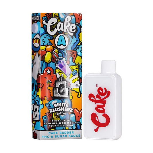White Zlusherz - Cake A THC - A Disposable 7G - Cake