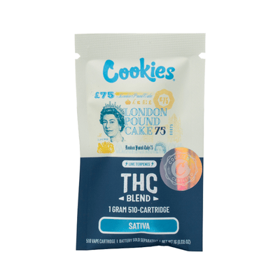 London Pound Cake 75 - Cookies THCA Cartridge 1G - Cookies