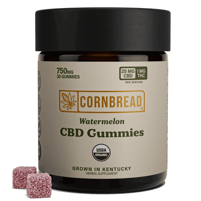 Watermelon - Cornbread Hemp CBD 750MG Gummies - Cornbread