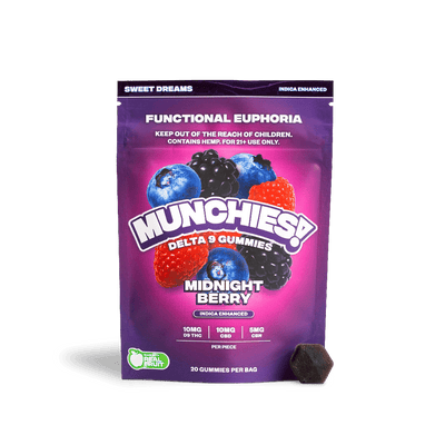 Midnight Berry - Delta Munchies Euphoria Delta 9 Gummies - Munchies - DC LLC