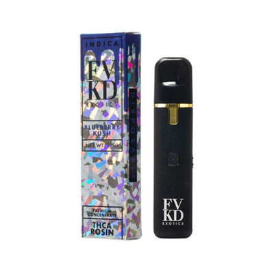 Blueberry Kush - FVKD Exotics THCA Rosin Disposable 3.5G - FVKD