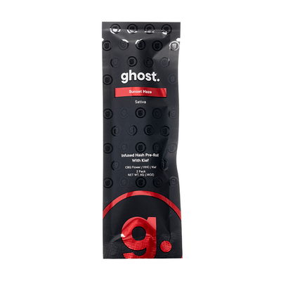 Sunset Haze - Ghost Hemp Infused Hash Pre Rolls 4G - Ghost