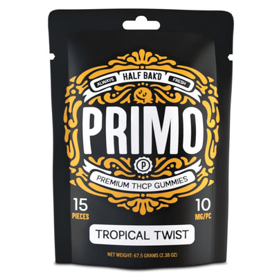 Tropical Twist - Half Bak'd Primo Gummies 150MG - Half Bak'd