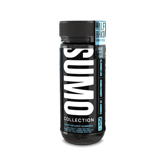 Bluematic Razz - Half Bak'd Sumo Gummies 10000MG - Half Bak'd