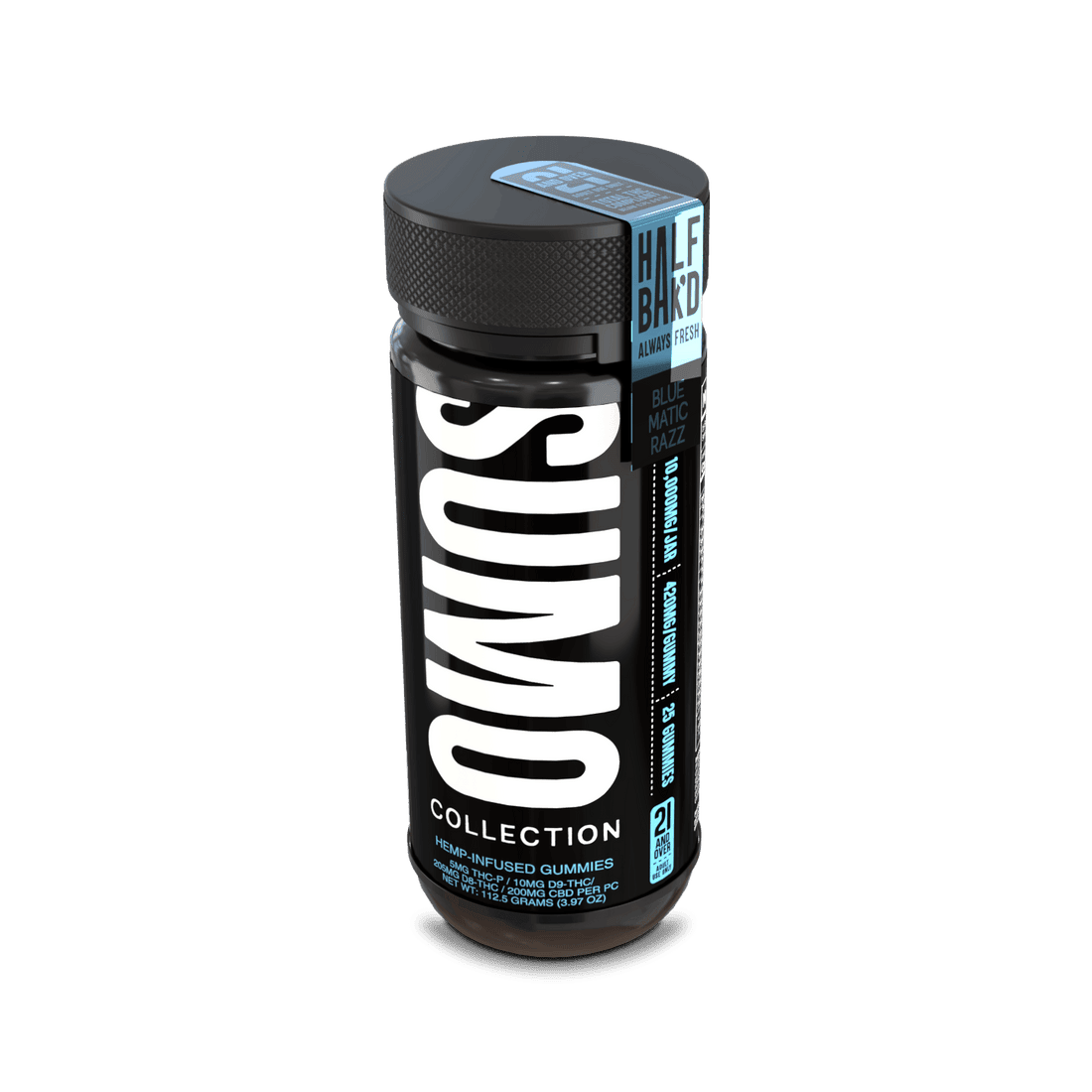 Bluematic Razz - Half Bak'd Sumo Gummies 10000MG - Half Bak'd