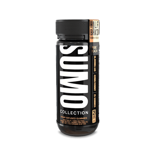 Pure Peach - Half Bak'd Sumo Gummies - Half Bak'd