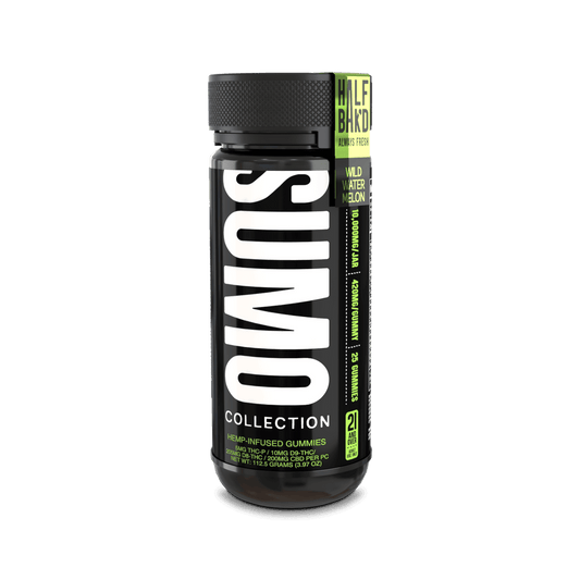 Wild Watermelon - Half Bak'd Sumo Gummies 10000MG - Half Bak'd