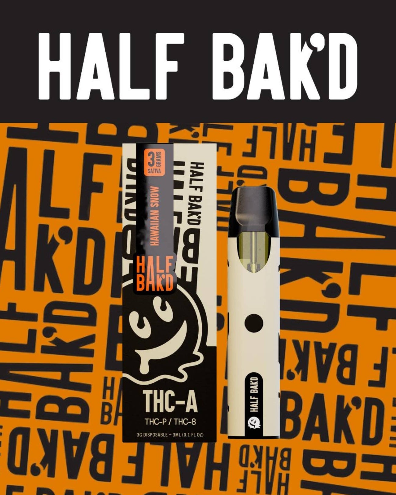 Half Bak'd THCA Disposable - Banner Front Page