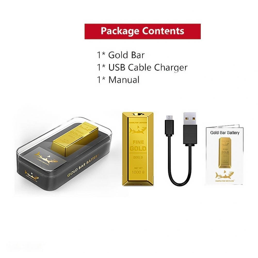 Hamilton High - Capacity Vape Pen Battery with Gold Finish - The Smoky Rolling