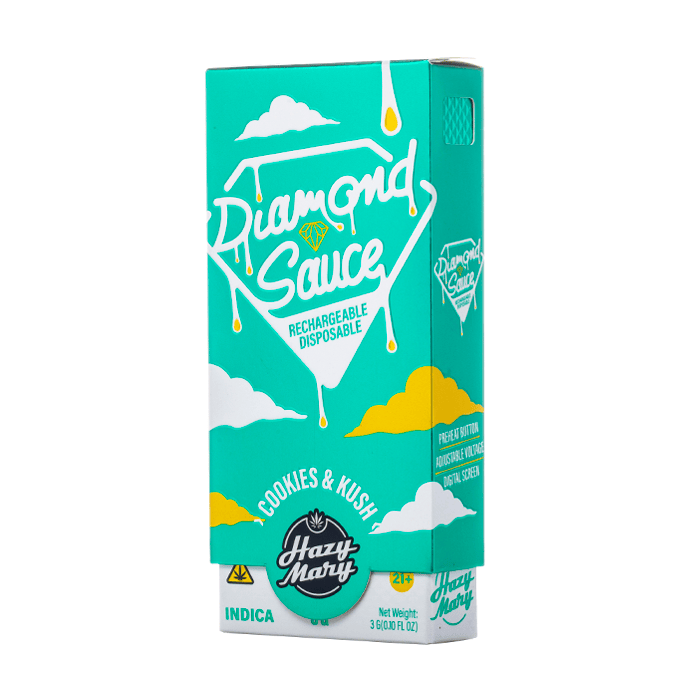 Cookies & Kush - Hazy Mary Diamond Sauce Disposable 3G