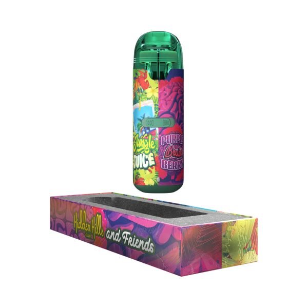 Hidden Hills Dual Disposable Vape Jungle Juice & Purple Brain Berry DC LLC Hidden Hills Dual Disposable Vape Jungle Juice & Purple Brain Berry DC LLC
