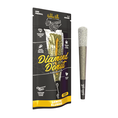 Lemon Slushie - Hidden Hills Diamond Donut Pre - Rolls 2.2G - Hidden Hills