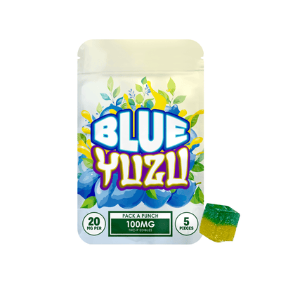 Blue Yuzu - Hidden Hills Punch THCP Gummies 100MG - Hidden Hills