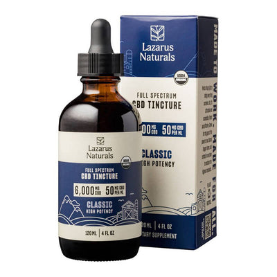Full Spectrum Classic CBD Tincture 6,000MG - Lazarus Naturals - Lazarus Naturals