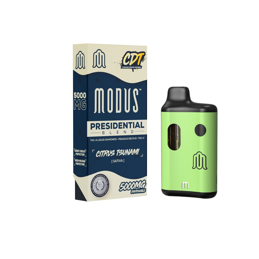 Modus Presidential - Citrus Tsunami Disposable Vape 5G DC LLC Modus Presidential - Citrus Tsunami Disposable Vape 5G DC LLC