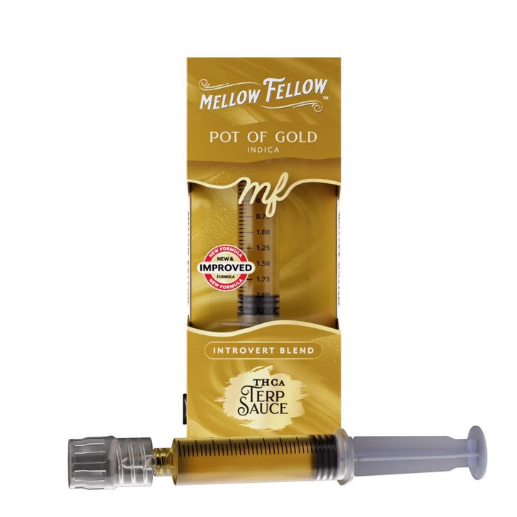 Pot Of Gold - Mellow Fellow THCA Terp Sauce Syringe 2G