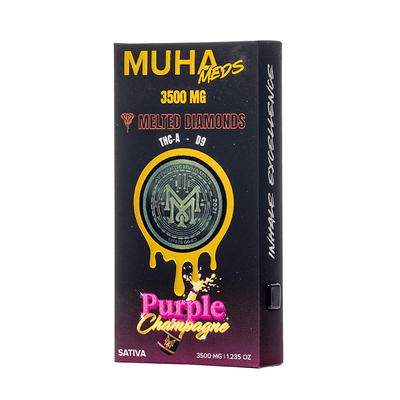 Purple Champagne - Muha Meds Melted Diamonds Disposable 3.5G - Muha Meds