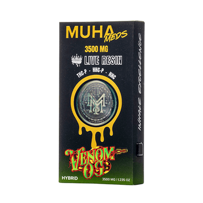 Venom OG - Muha Meds Live Resin Disposable 3.5G - Muha Meds
