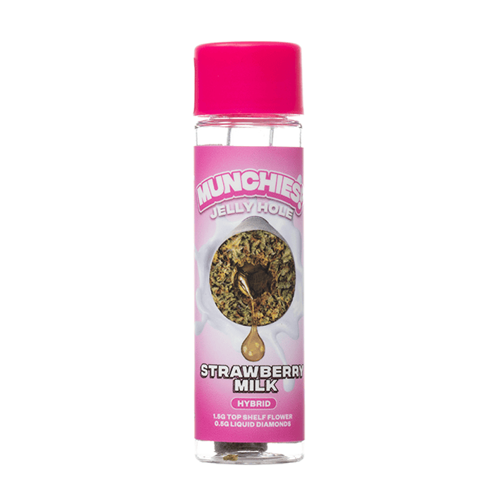 Strawberry Milk - Munchies Jelly Hole Pre Rolls 2G - Munchies