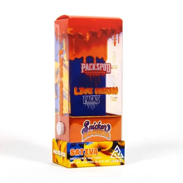 Snicker Bocker - Packspod Delta-8 Live Resin Disposable Vape -Packswoods