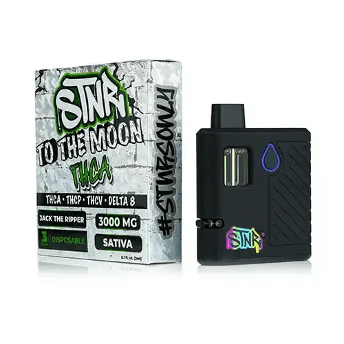 stnr disposable vape Jack The Ripper - STNR To The Moon THC-A Disposable