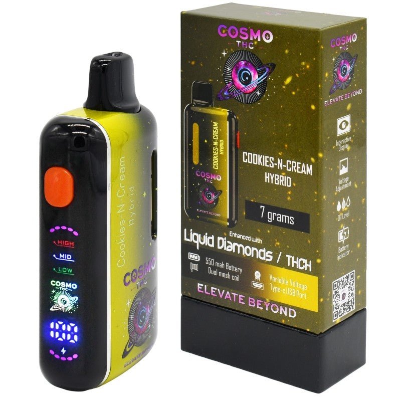 Cookies N Cream - Smoothe Cosmo THC Diamonds Disposable 7G DC LLC Cookies N Cream - Smoothe Cosmo THC Diamonds Disposable 7G DC LLC