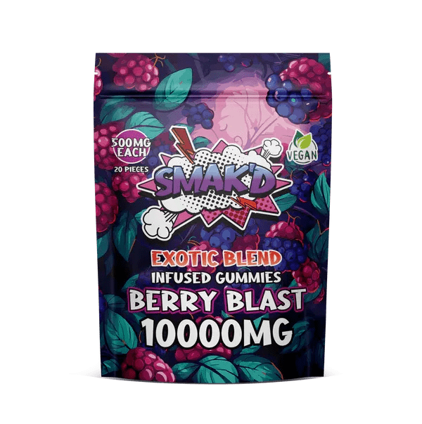 Berry Blast - Smak'd Exotix Delta 8 THC Gummies - Smak'd