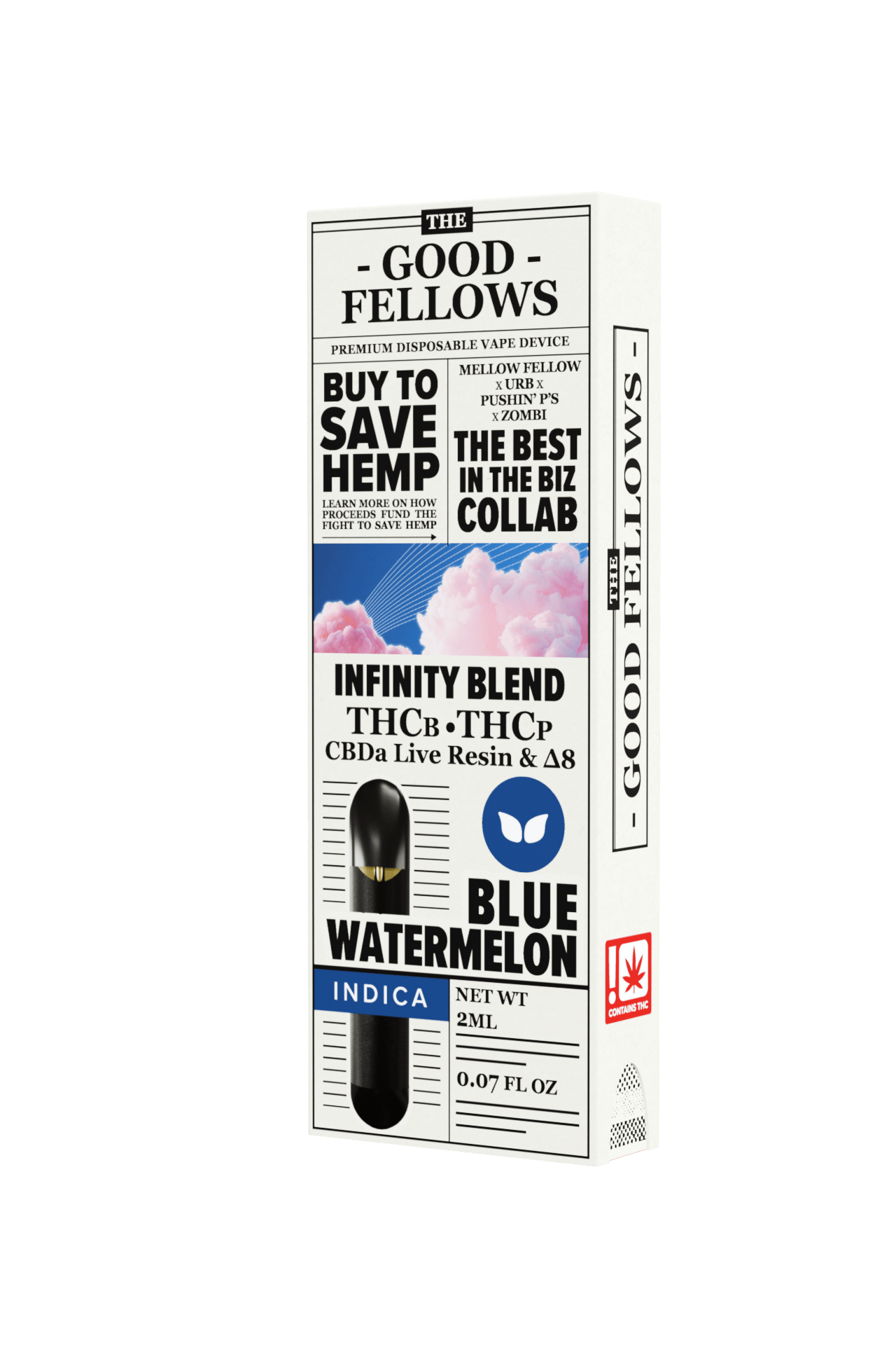 Blue Watermelon - The Good Fellows Infinity Blend Disposable 2G - The Good Fellows