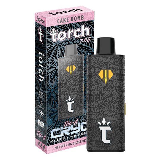 Cake Bomb - Torch CRYO THC-A Live Resin Disposable Vape – DC LLC