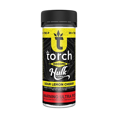 Sour Lemon Cherry - Torch Hulk Live Resin Gummies 15000MG - Torch