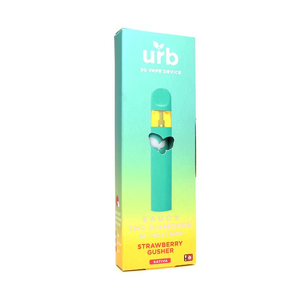 Strawberry Gusher - Urb Saucy THC Diamonds Disposable 3G...  DC LLC