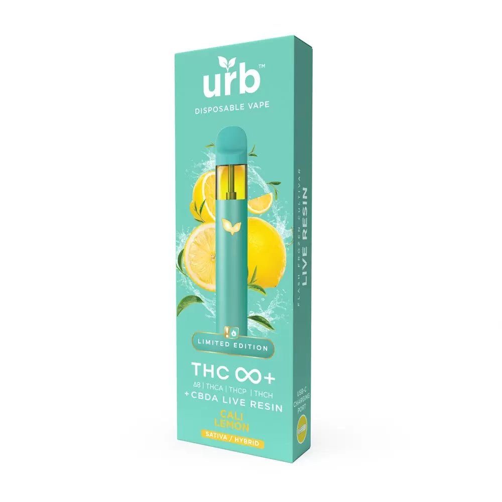 cali thc disposable vape Cali Lemon - Urb THC Infinity Disposable 3G