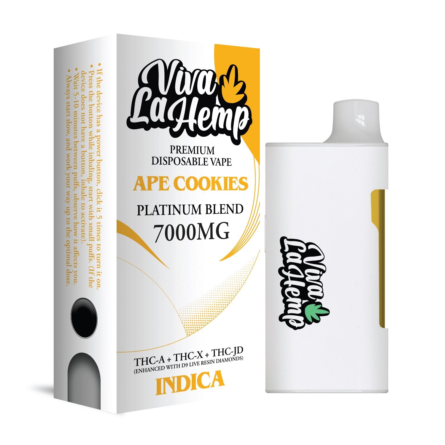 viva disposable vape Viva La Hemp Platinum Blend Disposable