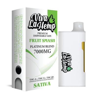 Fruit Smash - Viva La Hemp Platinum Blend Disposable 7G -Viva La Hemp