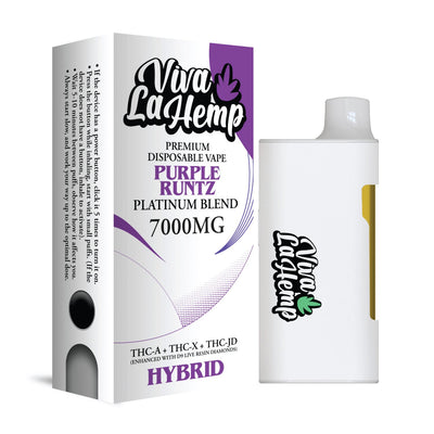 Purple Runtz - Viva La Hemp Platinum Blend Disposable 7G -Viva La Hemp