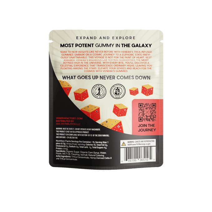 Peachy and Cream - Venera THCA Gummies 10000MG - Venera