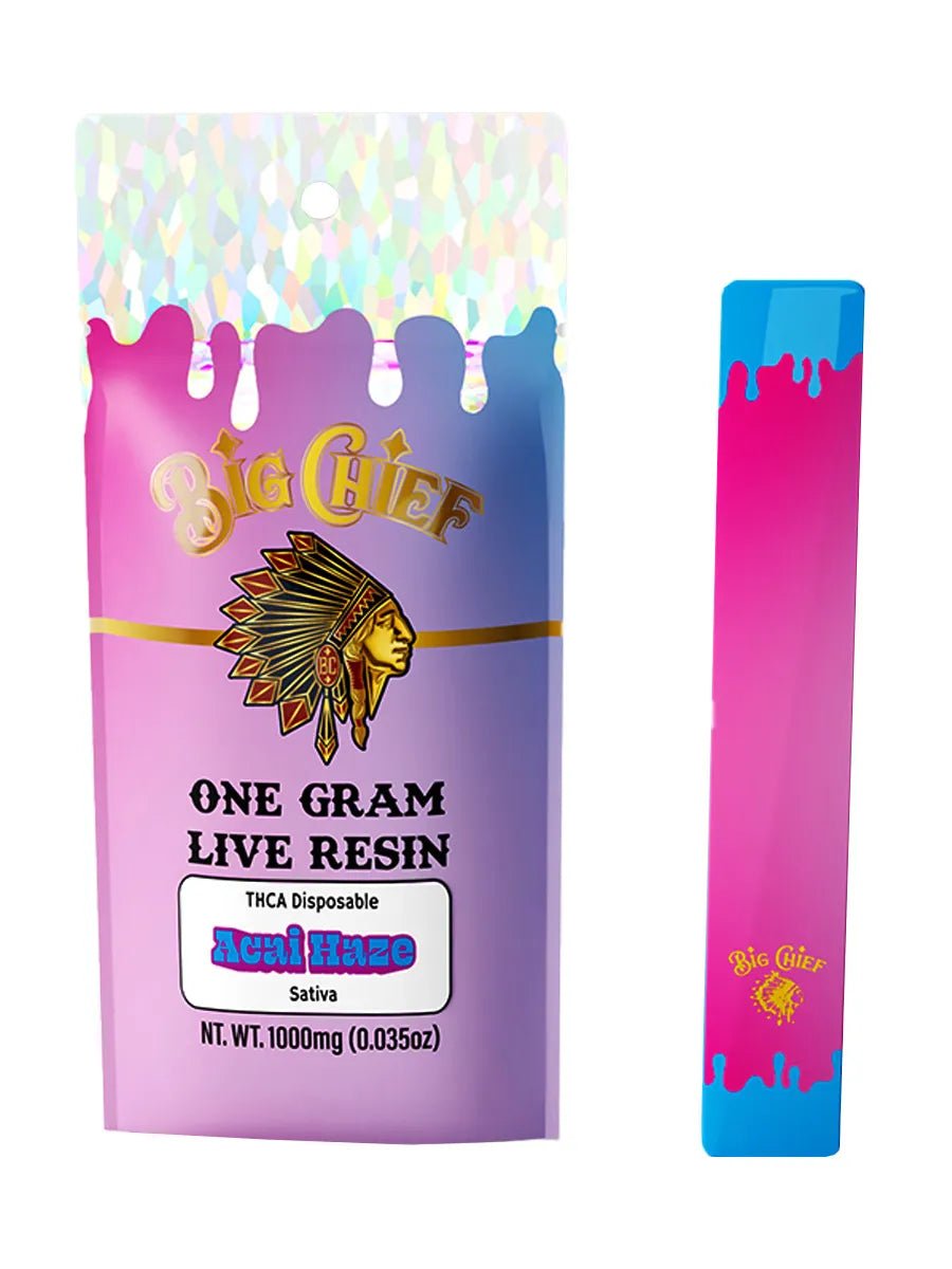 Acai Haze - Big Chief Live Resin THCA Disposable 1G - Big Chief - DC LLC
