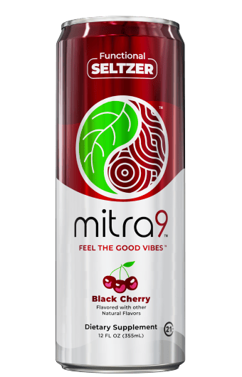 Black Cherry - Mitra 9 Kratom Seltzer 12OZ - Mitra 9 - DC LLC
