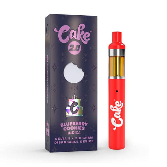 Cake Delta 8 2 gram Disposable vape - Blueberry Cookies