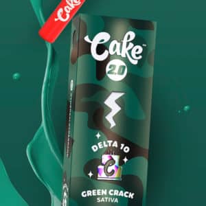 Green Crack - CAKE Delta 10 Disposable Vape 2G -Cake
