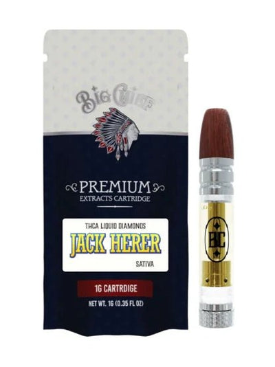 Jack Herer - Big Chief THCA Liquid Diamonds Cart 1G - Big Chief - DC LLC