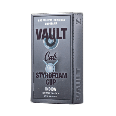 Styrofoam Cups - Cali Extrax Vault Disposable 3.5G - Cali Extrax - DC LLC